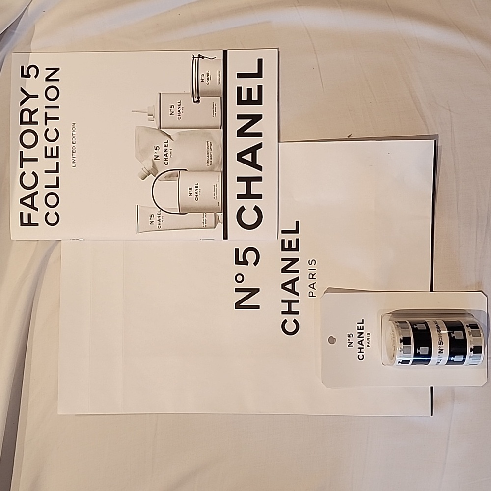 NEVER USED +RARE Chanel No. 5 Anniversary Collection-Decorative Tapes, Book, Bag